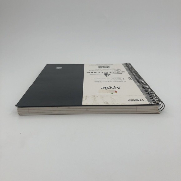Vtg Apple Computer Spiral Bound Notebook Insert Info Sheet Black Mead 4 Subject - Picture 13 of 13